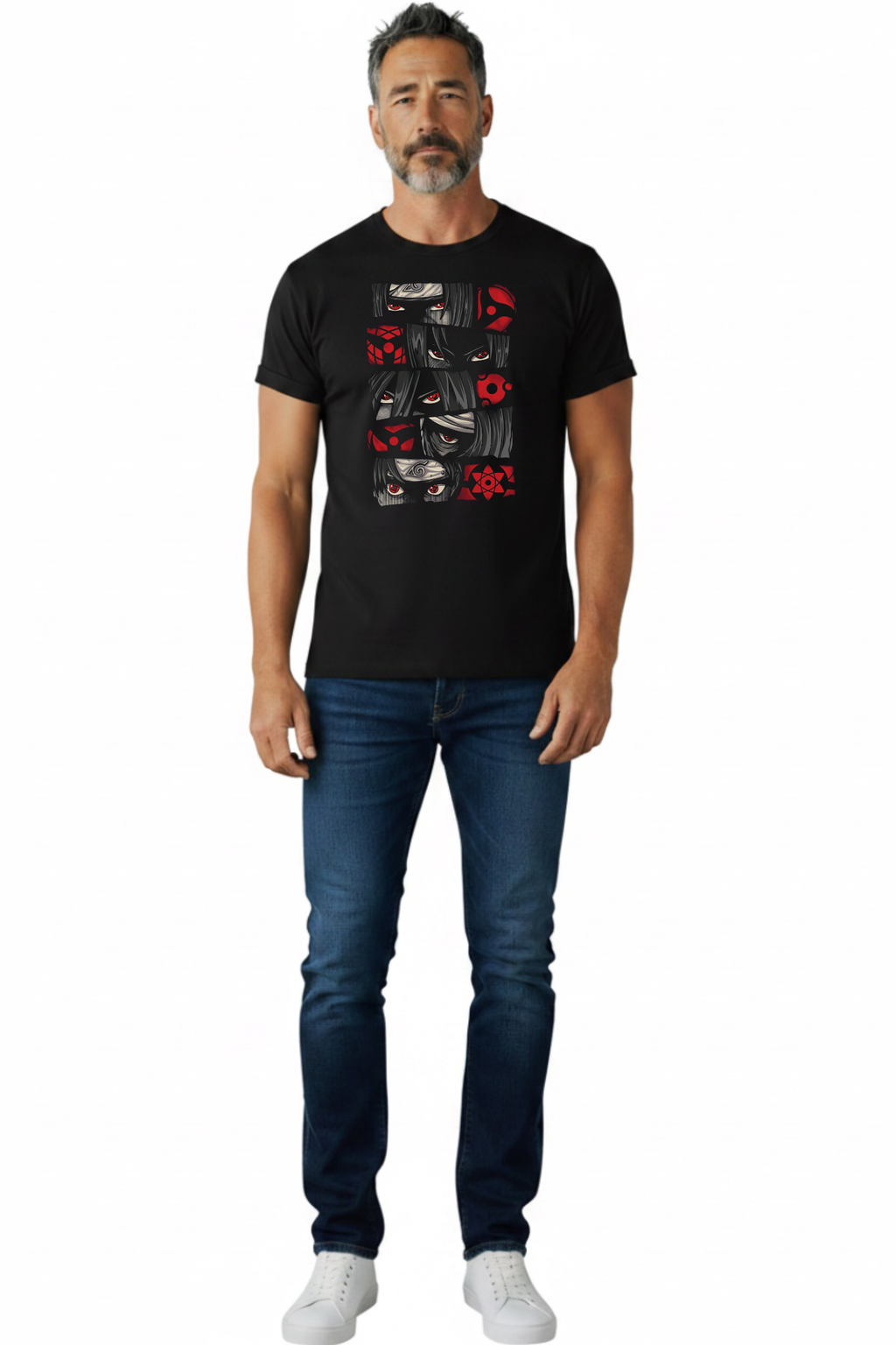 NotNorm Naruto Uchiha Anime Graphic Tee