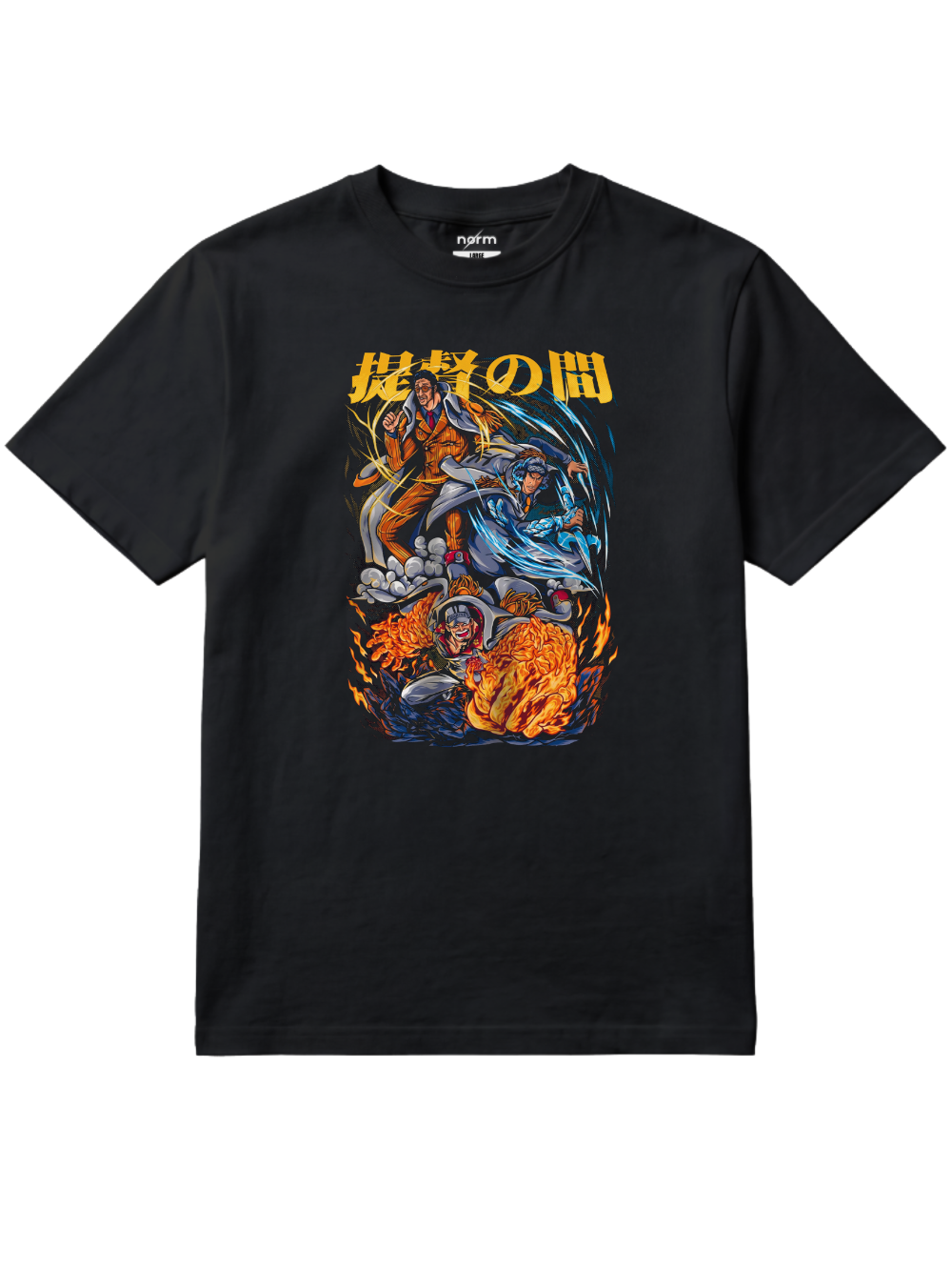 NotNorm One Piece Admirals Anime Graphic Tee
