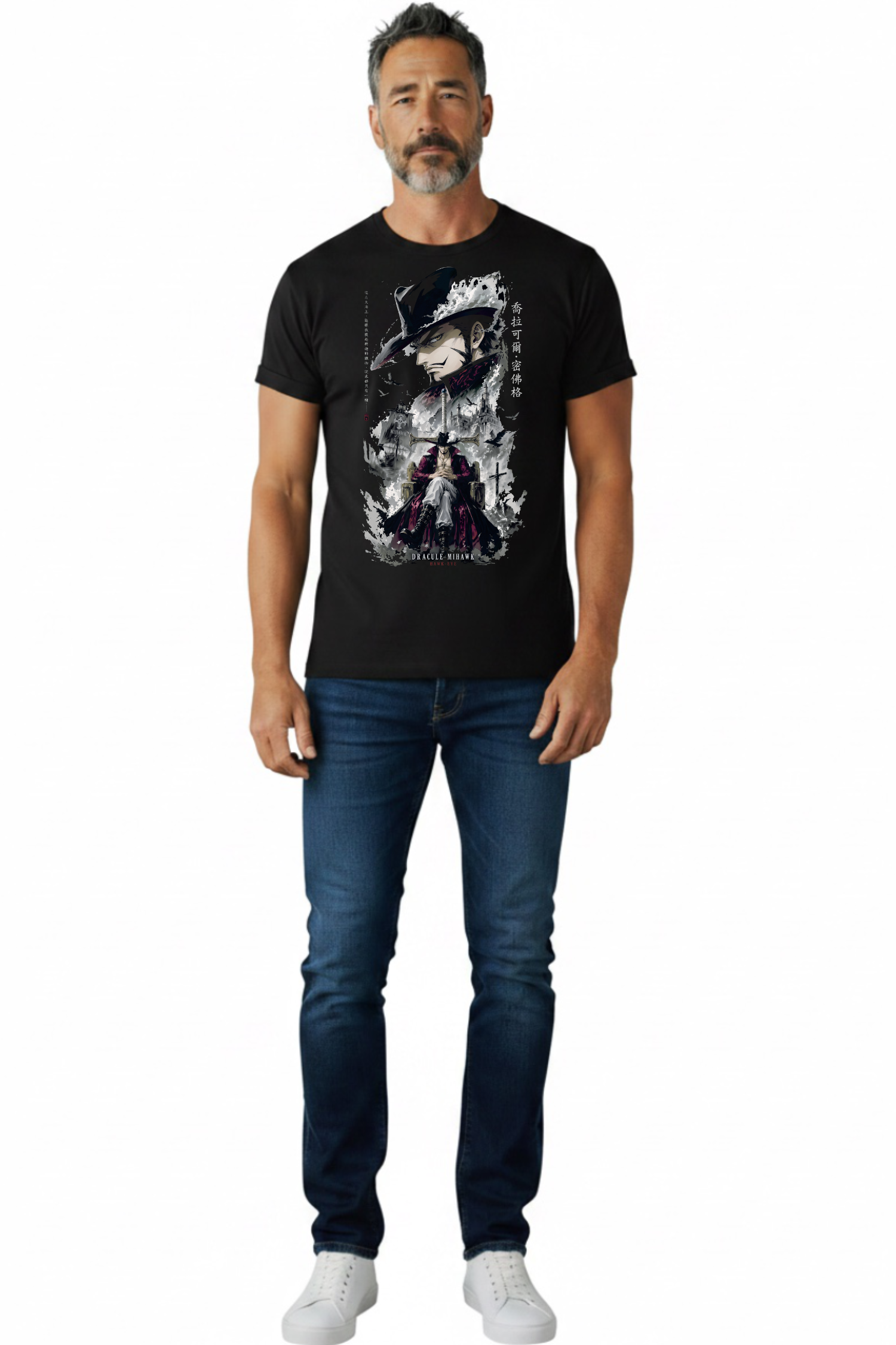 NotNorm One Piece Mihawk Anime Graphic Tee
